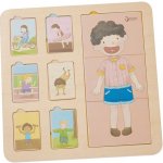 Classic World Educational Board Human Body Stavebnice pro děti Match 19 dílků – Zboží Dáma