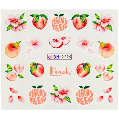 BIO nails Vodolepka BN 2229 ovoce a nápisy – Hledejceny.cz