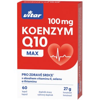 Revital Koenzym Q10 100 mg + Selen + Vitamin 60 kapslí