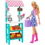 Barbie Farmářský stánek s panenkou – Zboží Mobilmania