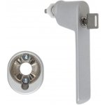Schüco Uzamykatelná nástrč. klika typ. 1 včetně rozety Barva: C0 - stříbrná eloxovaná 247033 247131 – Zboží Mobilmania