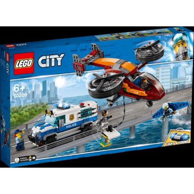 LEGO® City 60209 Letecká policie a loupež diamantu – Zboží Mobilmania