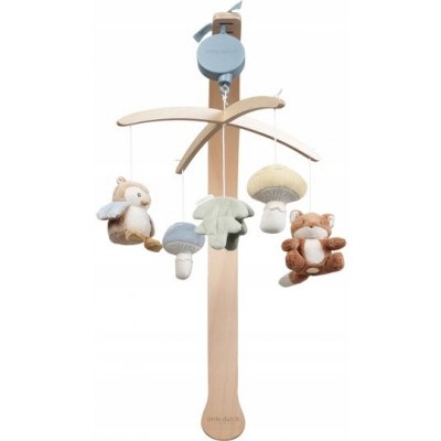 Little Dutch Kolotoč nad postýlku dřevěný Forest Friends FSC – Zboží Mobilmania