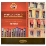 KOH-I-NOOR Křída prašná kulatá souprava TOISON D´OR 8514 24 barev – Zboží Dáma