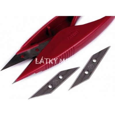 Nůžky PIN cvakačky velmi ostré s náhradním ostřím délka 11 cm – Zboží Mobilmania