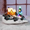 Haushalt international LED Vánoční domeček v zimní krajině 845258