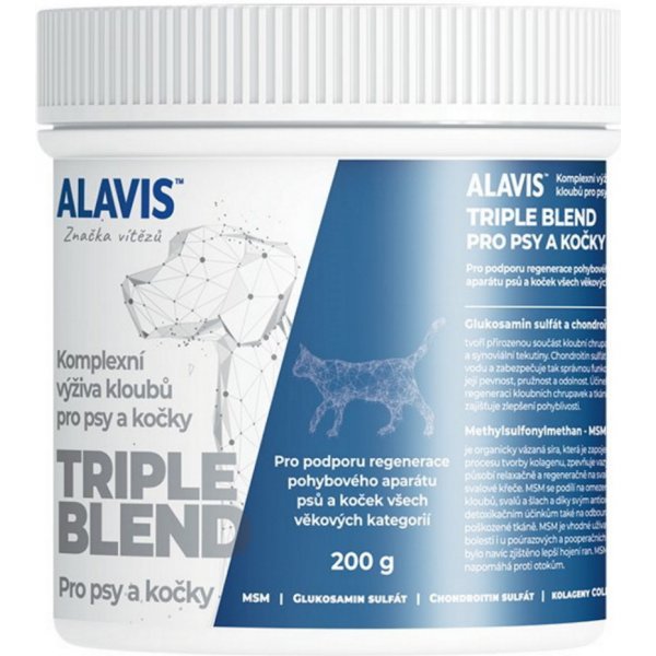 Veterinární přípravek Alavis Triple Blend pro psy a kočky 200 g