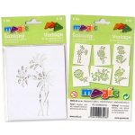 Magic papírové šablony sada S Květiny II – Zboží Dáma