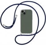 Pouzdro SES Průhledné silikonové ochranné se šňůrkou na krk Huawei P30 Lite - tmavě modré – Zbozi.Blesk.cz