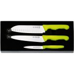 GIESSER Sada kuchařských nožů 3 ks limetková 9850 – Zboží Dáma