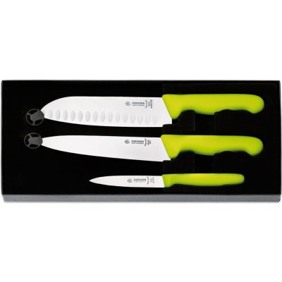 GIESSER Sada kuchařských nožů 3 ks limetková 9850 – Zboží Dáma