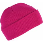 Unisex pletená čepice fuchsiová růžová – Zboží Mobilmania