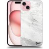 Pouzdro a kryt na mobilní telefon Apple Pouzdro Picasee ULTIMATE CASE MagSafe Apple iPhone 15 - White marble