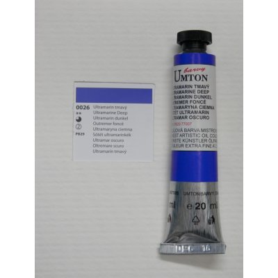 Umton Mistrovská olejová barva ultramarin tmavý 20 ml – Sleviste.cz