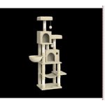 Goleto Škrabadlo béžové 60 x 50 x 199 cm – HobbyKompas.cz