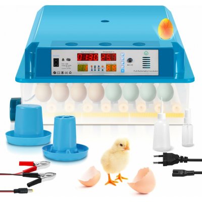 E CrossStu ​ Plně automatický inkubátor pro kuřata na 64 vajec s monitorováním vlhkosti a automatickou rotací vajec Daromigo 2026 – Zboží Mobilmania