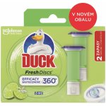 Duck Fresh Discs čistič WC Limetka náhradní náplň 2 x 36 ml – Zboží Dáma