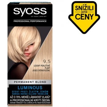 Syoss Permanent Coloration Permanent Blond permanentní barva na vlasy 9-5 Frozen Pearl Blond 50 ml