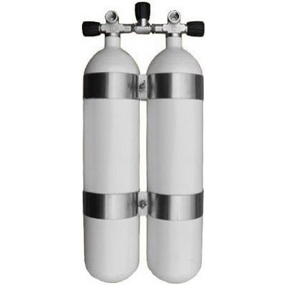 Vítkovice Cylinders Dvojče 2x6 L 300 Bar DIR skruže manifold