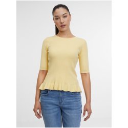 ORSAY dámské úpletové tričko Žluté