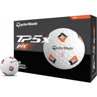 TaylorMade TP5x 24 Pix 3.0 bílé 3 ks – Zbozi.Blesk.cz