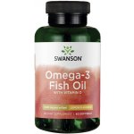 Swanson Omega 3 Fish Oil + Vitamin D3 1000 IU 60 tablet – Hledejceny.cz