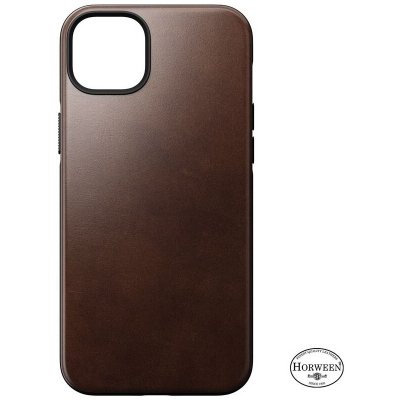 Pouzdro Nomad Modern Leather MagSafe Case iPhone 14 Plus tmavě hnědé