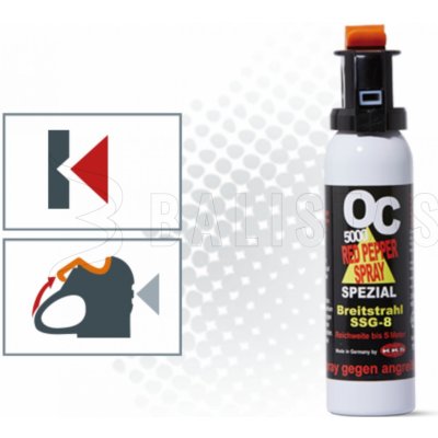 KKS Obranný sprej OC 5000 SSG 8 200 ml – Hledejceny.cz