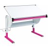 Interlink Dětský rostoucí stůl Matts bílá/pink / 118 x 62–93 x 73 cm 205228