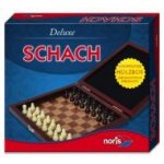 Noris Spiele Deluxe cestovní šachy v dřevěné krabičce – Zboží Živě