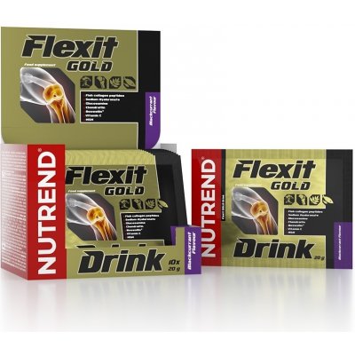 Nutrend Flexit Gold Drink 10 x 20 g Příchuť: pomeranč