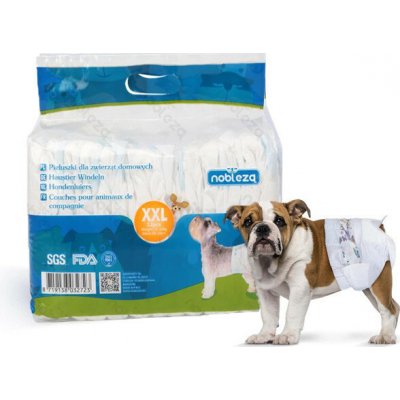 Nobleza Plenky pro psa XXL 18-30 kg pás 38-58 cm 12 ks – Sleviste.cz