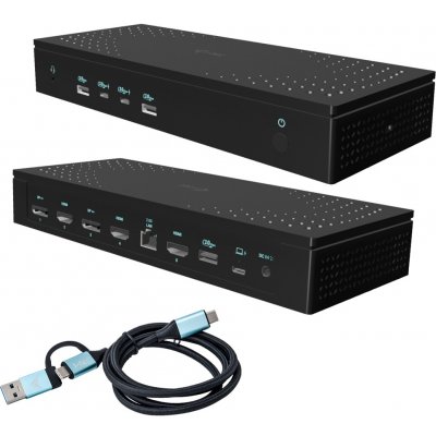i-tec Universal 5x 4K/60Hz Display Docking Station + Power Delivery 100W CA5MONITORDOCKPD – Zboží Mobilmania