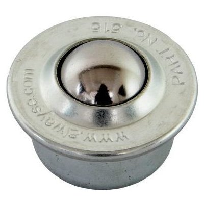 Kuličková kladka EURO-0 s přírubou pro nasouvání, 15 mm