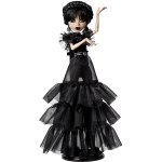 Mattel Monster High X Wednesday Addams v černých šatech Rave’N HXJ03 – Zboží Dáma