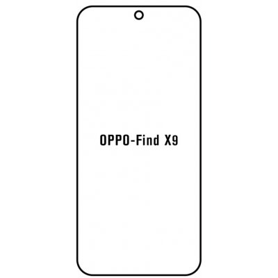 Ochranná folie engaroGuard Hydrogel OPPO Find X9 průsvitná nepoužívám kryt folie na celý displej 1 kus s výřezem přední kamery – Zboží Živě