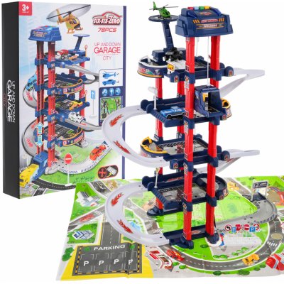 RKToys Vícepodlažní garáž s výtahem 1:64 – Zboží Mobilmania