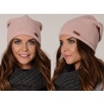 Fashionweek elegantní dámská teplá čepice beanie ZIZI-J4 světle růžová – Hledejceny.cz