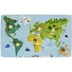 Adam Toys edukační vkládačka s úchyty Mapa Světa – Zboží Mobilmania