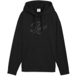 Puma Essentials SCRIPT COMFORT Hoodie FL dámská mikina černá – Zboží Mobilmania