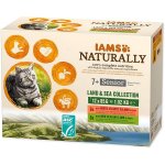 Iams Cat Senior losos jehně v omáčce 12 x 85 g – Hledejceny.cz