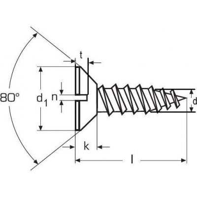 vrut univerzální 3.5x16 MOSAZ zápustná hlava rovná drážka DIN 97 – Hledejceny.cz