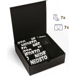 Nedeto 7pack pánské trenky černé 7NDTT001 – Sleviste.cz