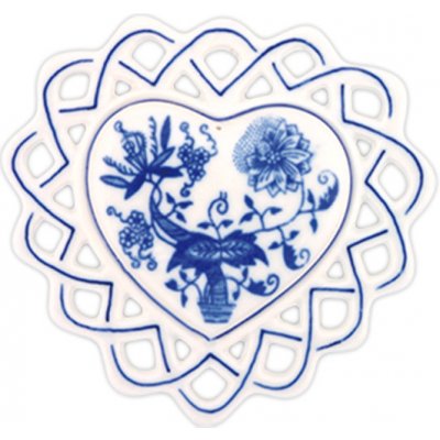 Vánoční ozdoba srdíčko 10364 Cibulák Český porcelán Dubí – Hledejceny.cz