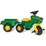 Rolly Toys Šlapací tříkoka John Deere Trac přívěs + zvuk – Zboží Dáma