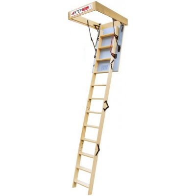 4iQ Group Dřevěné půdní schody NORDIC 87mm 90x80 – Zbozi.Blesk.cz