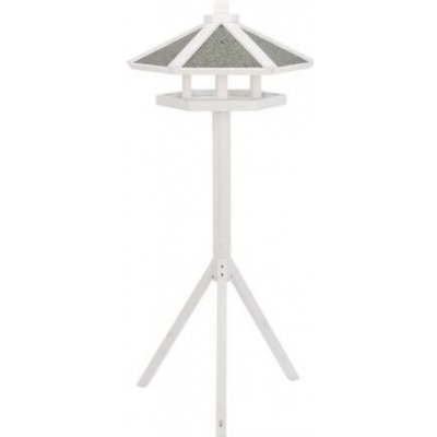 Trixie Natura Venkovní krmítko se stříškou a silem na trojnožce 1,45 m 65 x 46 cm borové dřevo bílé – Zboží Mobilmania