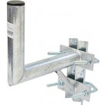 Držák antény 25cm s vinklem a vzpěrou, (na stožár 25-89mm), trubka 60/2mm, zinek Žár – Zboží Mobilmania