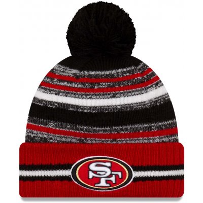 New Era Pánská zimní čepice San Francisco 49ers NFL Official 2021 Sideline Sport Knit – Hledejceny.cz