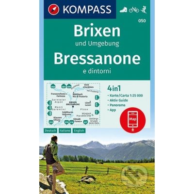 Kompass Karte Brixen und Umgebung Bressanone e dintorni